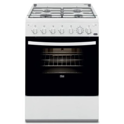 FCG612H1WA-Cuisiniere Faure 60x60 tout gaz blanche