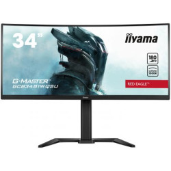 Ecran PC Iiyama 34' G-Master Red Eagle, 3440x1440a180Hz, dalle VA Curved, FreeSync Pre...