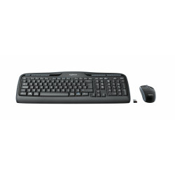 Logitech MK330 clavier RF sans fil QWERTZ Allemand Noir