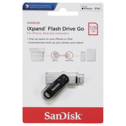 Clé USB SanDisk iXpand 128 Go Gris Sidéral