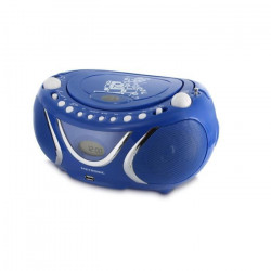 Metronic 477132 Radio / Lecteur CD / MP3 Portable Square avec Port USB - Bleu Foncé